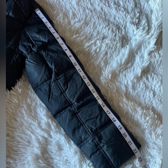 Weatherproof Long Black Down Puffer Coat Parka with Removable Faux Fur Hood S - Picture 7 of 16